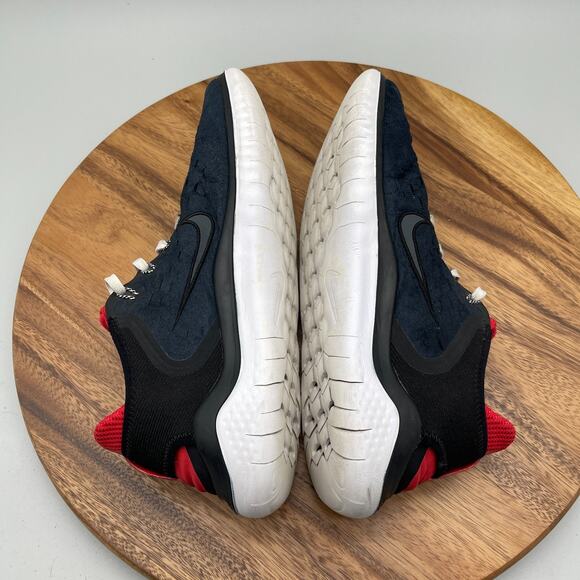 Nike Free Run Shoes Mens Size 10 Black Red Running Comfort Walking Sneakers main image 7